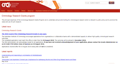 Desktop Screenshot of criminologyresearchcouncil.gov.au